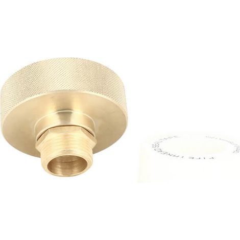 Raccord S60X6 laiton - Fileté mâle 3/4'' Pas gaz (20x27 mm) (1/4)