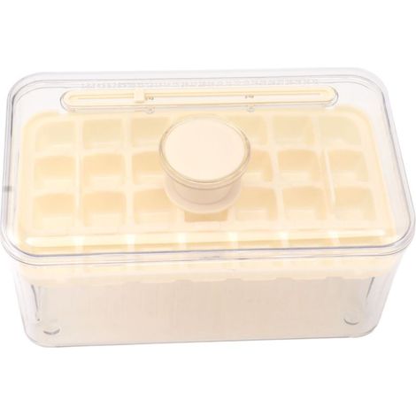 Leicht zu lösende Eiswürfelform aus ABS und PET, weiß, 1-lagig, ideal zum Kühlen von Whisky, Cocktails und anderen Getränken. (1/5)