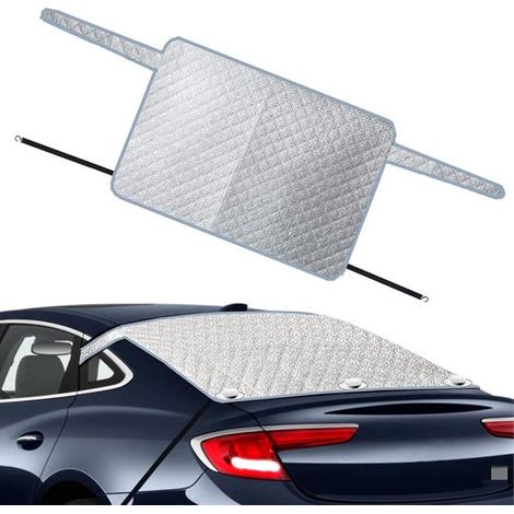 Coperture per parabrezza auto, protezione invernale per il parabrezza, protezione antiappannamento per il lunotto posteriore, coperture magnetiche per parabrezza (1/4)