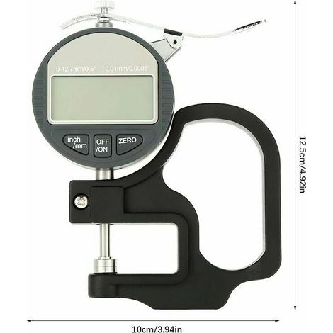 Misuratore di spessore digitale ad alta precisione (0,01 mm) per misure accurate e affidabili (1/3)