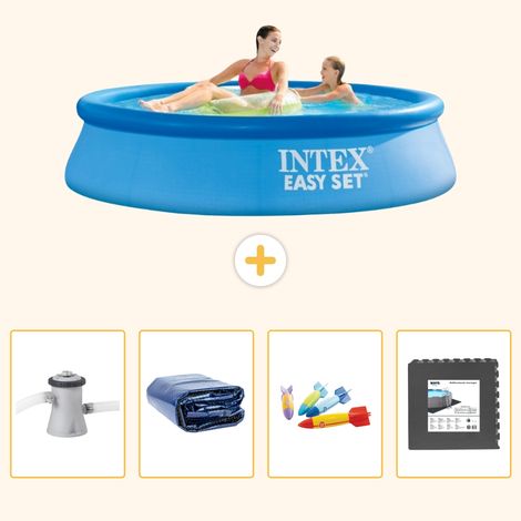 Intex Piscine Easy Set Ronde - 244x61 cm - 5-pièces S177 (1/5)