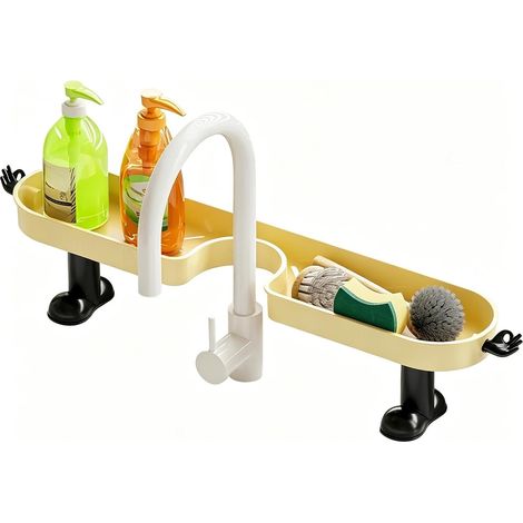 Shelf Widened U shape Drying Rack Drain Tray with Hook