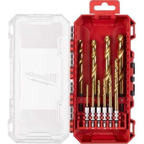 Punte Metallo HSS-G Titanio Milwaukee 4932493865 Shockwave (1/2)