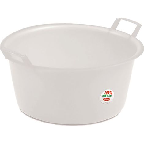 BACINELLA ROTONDA ø 50 cm - 24 lt neutro - STEFANPLAST