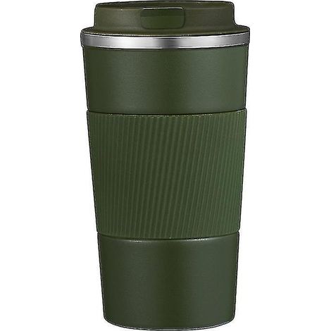 Mug isotherme de voyage en acier inoxydable de 380 ml (13 oz), mug de voyage étanche sous vide (1/5)