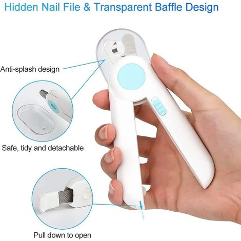 Ciseaux à ongles professionnels pour chiens et chats - Outil de coupe des ongles de qualité salon (1/5)