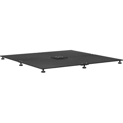 Maison Exclusive - Sonnenschirmständer Schwarz 100 x 100 x 4 cm S