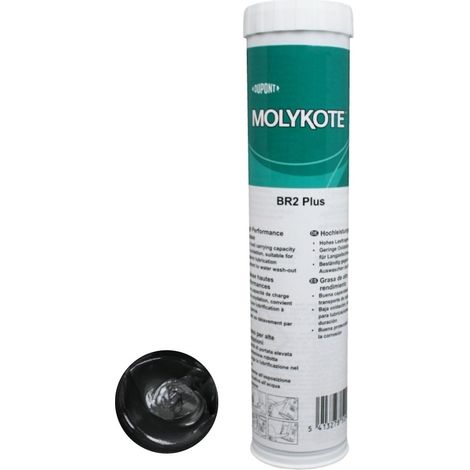 Graisse fortes charges haute performance BR-2 Plus - cartouche 400g - Molykote