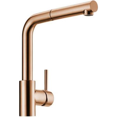 Naber LINEA Küchenarmatur Arco 2 mit ausziehbarem Auslauf kupferfarbig (1/3)