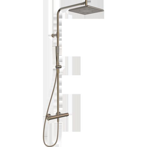 Hansa Aurelia - Set de douche avec thermostat, 25x25 cm, bronze brossé 4719911381