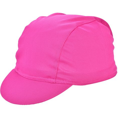 Casquette Sport Respirante Anti-UV pour Cyclisme, Chapeau de Séchage Rapide pour Casque Vélo (Rose Rouge)