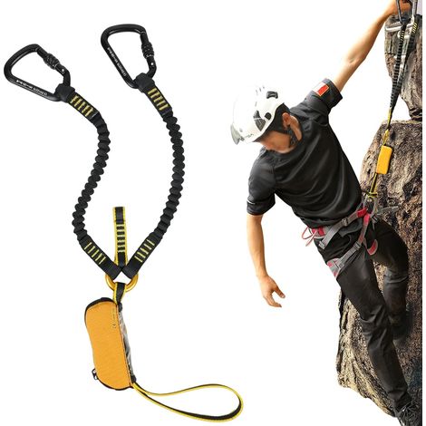 via ferrata kit climbing strap for men climbing equipment (1/5)
