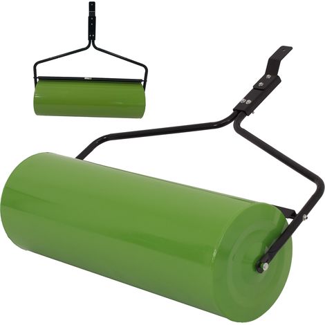 Rasenwalze für Rasentraktor ATV befüllbar bis 95 L, 97 cm Breite grün Gartenwalze Ackerwalze (1/5)