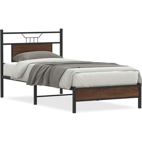 Maison Exclusive - Estructura de cama sin colchón madera marrón r (1/5)