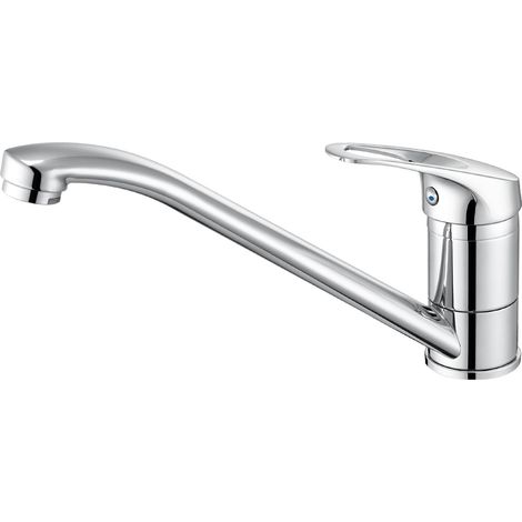 CECIPA MAX Hochdruck Küchenarmatur 360° Drehbar Küche Wasserhahn Spülbeckenarmatur Einhebelmischer mit abnehmbarem Perlator, Chrom (1/5)