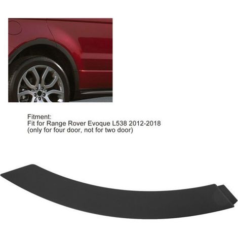 Foulements de roue arrière Foules de roue arrière section Moulage de la roue arrière pour auto garde-boue Gauche: LR027252 (1/4)