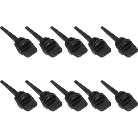 Lot de 10 baguettes de jauge d'huile bouchon remplissage ABS pour moteurs essence 154F groupes électrogènes tondeuses pompes à eau (1/5)