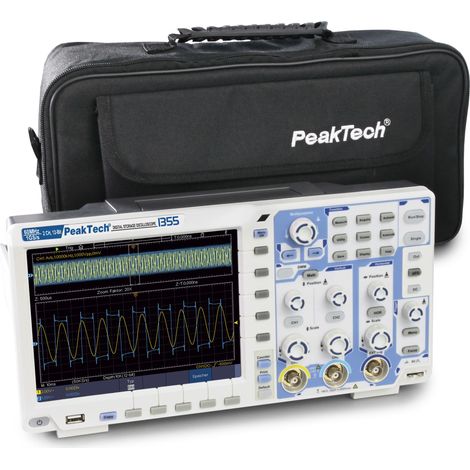 Oscilloscope digital Peaktech 1355 60 MHz 2 canaux