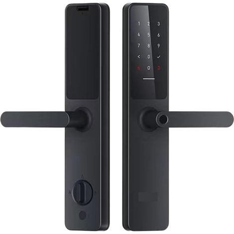 Serrure de Porte Intelligente Serrure De Porte Intellinte Bluetooth 5.0, Déverrouilla par Empreinte Digitale, Fonctionne avec L'application Domestique (Color : 80-120mm, Size : 1 UK) (1/5)