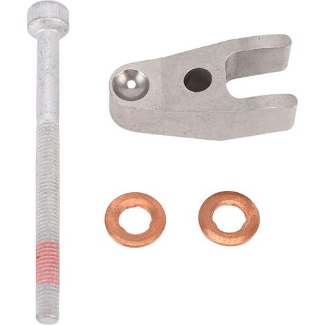 Staffa di fissaggio per iniettore di carburante, in acciaio, compatibile con i modelli Classe E W210, Classe M W164 e GL-Crezuo X164.-Crezuo (1/4)