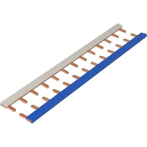 Bis-Electric – Peigne électrique 13 modules pour disjoncteur 1P+N – Longueur des dents 11mm – Compatible General Electric