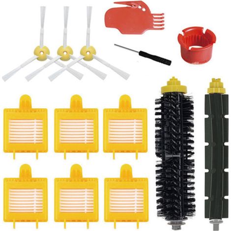 Accessoires Kit de Remplacement Compatible avec iRobot Roomba série 700 Multi-surface Anti-allergène, Sans fil, Filtre HEPA (1/5)