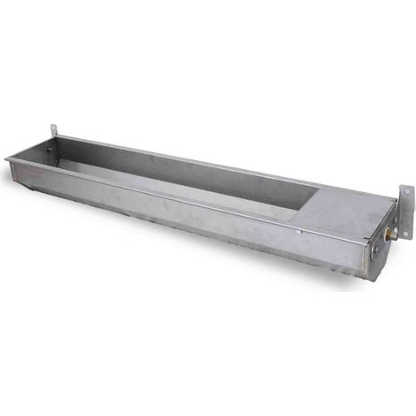 Bebedero Gaun canal inox para ovejas 1 m