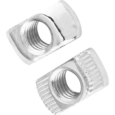 Écrou à tête marteau à rainure en T, fixation en acier au carbone nickelé pour profilé en aluminium (EU30 M616,58) (1/5)