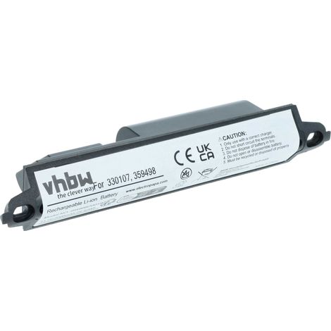 vhbw 1x Akku Ersatz für Bose 330105, 330107, 359498, 330105A, 330107A, 359495, 404600, 404900 für Lautsprecher Boxen Speaker (2200 mAh, 11,1 V, Li-Ion)