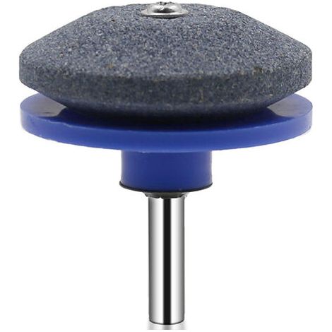 Meule D'affûtage - Pour Lames De Tondeuse - Queue 1/4 Pouces - Compatible Perceuse Électrique Et Manuelle - Accessoire Universel (1/5)