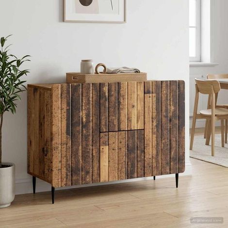 vidaXL Credenza Legno antico 89 x 34,5 x 62 cm Legno ingegnerizzato (1/5)