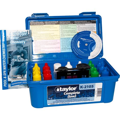 Kit analizador de agua para su piscinas K-2105 de Taylor (1/2)