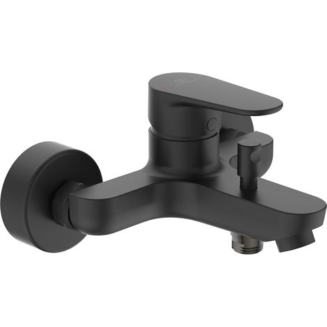 Ideal Standard - Cerafine O, Miscelatore esterno per vasca o doccia, Nero seta (1/4)
