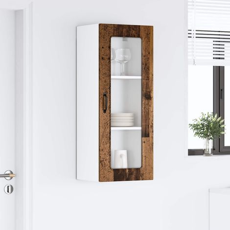 vidaXL Panneau de lave-vaisselle Kalmar Bois ancien 40 x 31 x 100 cm (1/5)