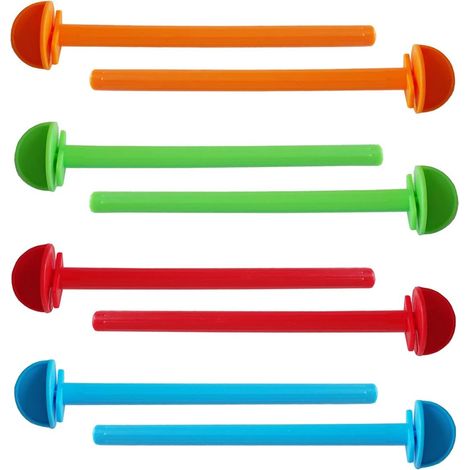 8 normes universelles en plastique avec boutons pour canaries, housses et parkings (5,7 pouces) (1/5)