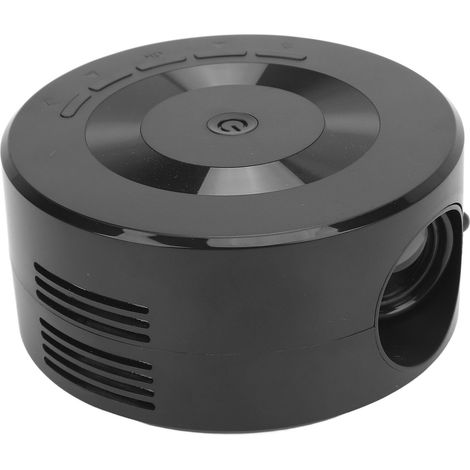 Mini projecteur de cinéma portable avec télécommande, écran LCD LED 1080p, haut-parleur intégré et idéal pour le home cinéma. (1/5)