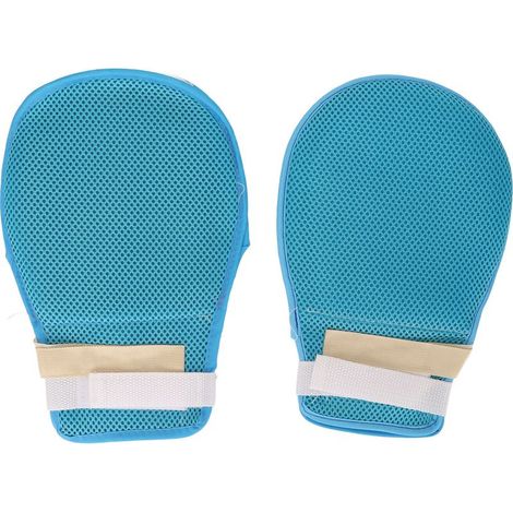 Gant de contention mains fixe anti-griffure doux confortable respirant réglable pour maison hôpital (1/5)