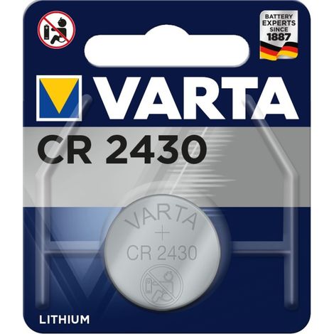 Varta Knopfzelle Professional Electronics 3 V 280 mAh CR2430 24,5x3,0mm