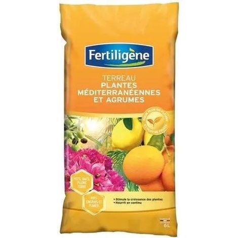 Terreau Agrumes Et Plantes Méditerranéennes 6l /nc - Fertiligene