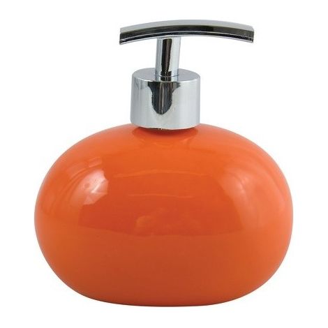 Dispensador de jabón Cerámica JAVA Naranja MSV (1/3)