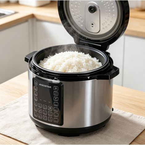 Autocuiseur électrique intelligent 6L 1000W multifonction cuisson rapide mijotage, robuste pratique pour maison et professionnel