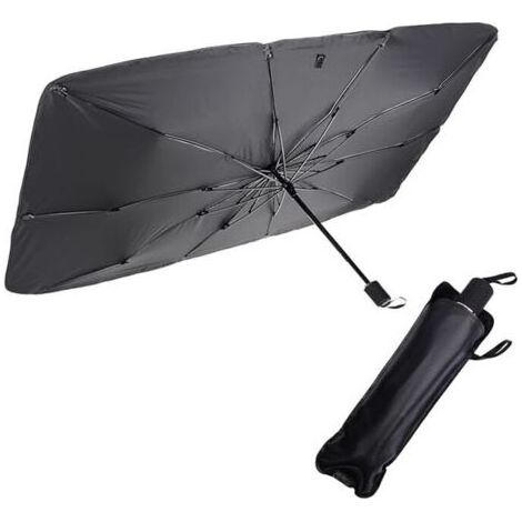 Parasol pare-brise voiture pliable, protection pare-brise avant universelle adaptée à tous modèles, grande taille, accessoire voiture anti-soleil (1/5)