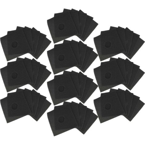 vhbw 50x Luftfilter Ersatz für Helios 0587 für Lüfter, Ventilator, Lüftungsgerät
