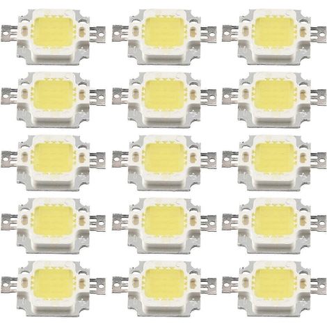 Lot de 20 ampoules LED 10 W blanc pur haute puissance 1100 lm, puce SMD, alimentation 9-12 V CC - Yvan (1/5)