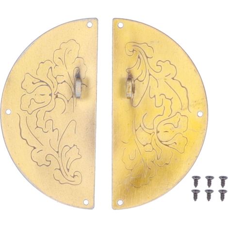 Runder Griff, Retro-Rundplatten-Zuggriff für Kleiderschrank, Doppeltürschrank, Zugring.