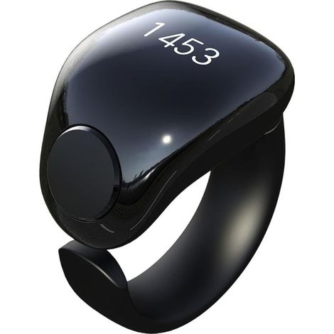 1 Compteur Tasbih, Écran OLED, Bluetooth, Anneaux 18-22mm, ABS, Prière Musulmane