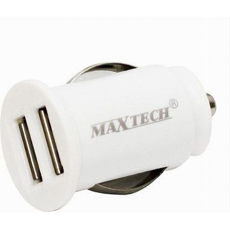 MaxTech - Caricatore Per Auto 2 Usb Caricabatteria Presa 2.1a Ricarica Rapida 10w Ma-c005 - (1/5)