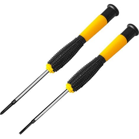 Lot de 2 Outil Extracteur Tournevis magnétique de qualité Industrielle, Outils multifonctionnels, poignée en Caoutchouc, tête cruciforme, tête Plate, Tournevis Presse à buselures (1/2)