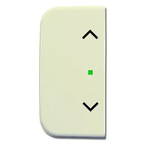 BUSCH-JAEGER Wippe 6232-20-212, 2-fach L/R, Jalousie, free@home, perlweiß (1/2)