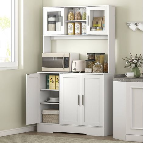Küchenschrank mit verstellbaren Regalen 108x35x180 cm OKMYHOME (1/5)